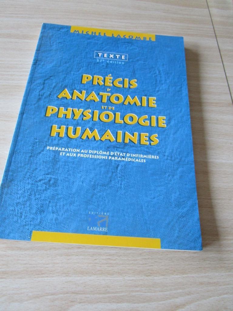 Précis d'anatomie et de physiologie humaines, Livres, Livres d'étude & Cours, Enlèvement ou Envoi, Neuf, Autres niveaux, Lamarre