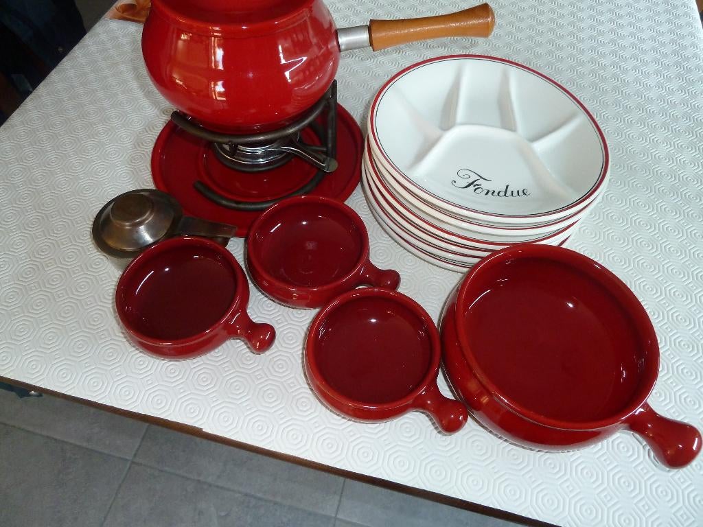 fonduestel-vinted, Enlèvement, Utilisé