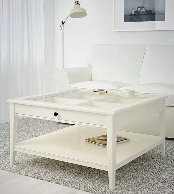 Table basse - Blanc - IKEA Liatorp, Huis en Inrichting, Ophalen, Gebruikt, Vierkant