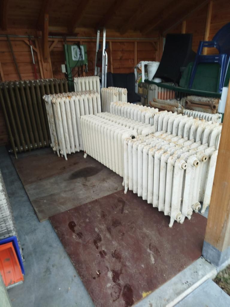 gietijzeren radiatoren, Ophalen, Gebruikt, Radiator