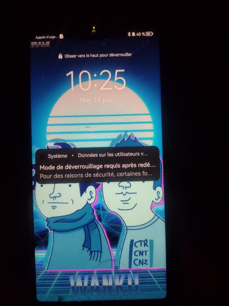 Smartphone Huawei - vendu pour pièces détachées !, Télécoms, Téléphonie mobile | Samsung, Utilisé, Autres modèles, Sans abonnement