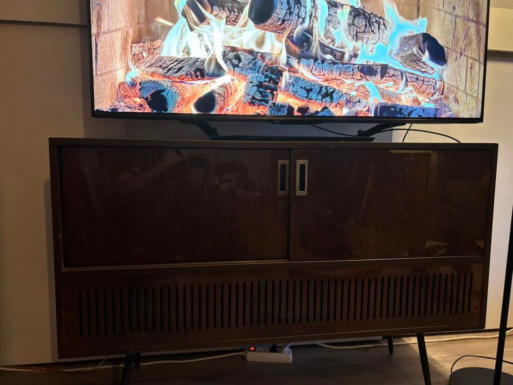 Vintage radiomeubel/tv-meubel (ACEC), Antiek en Kunst, Ophalen