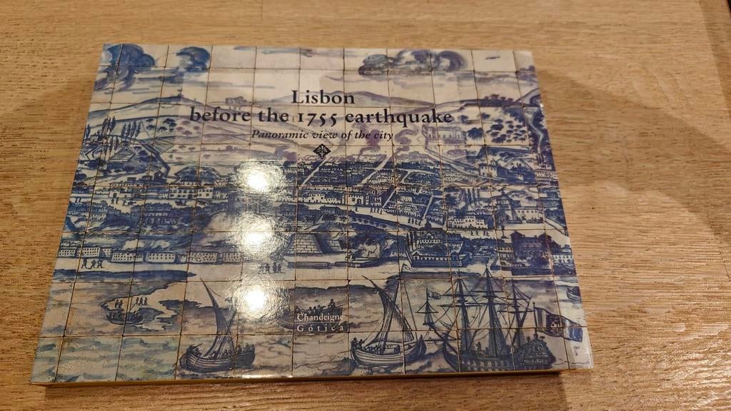 Lisbon before the 1755 earthquake. Panoramic view of th city, Enlèvement ou Envoi, Comme neuf