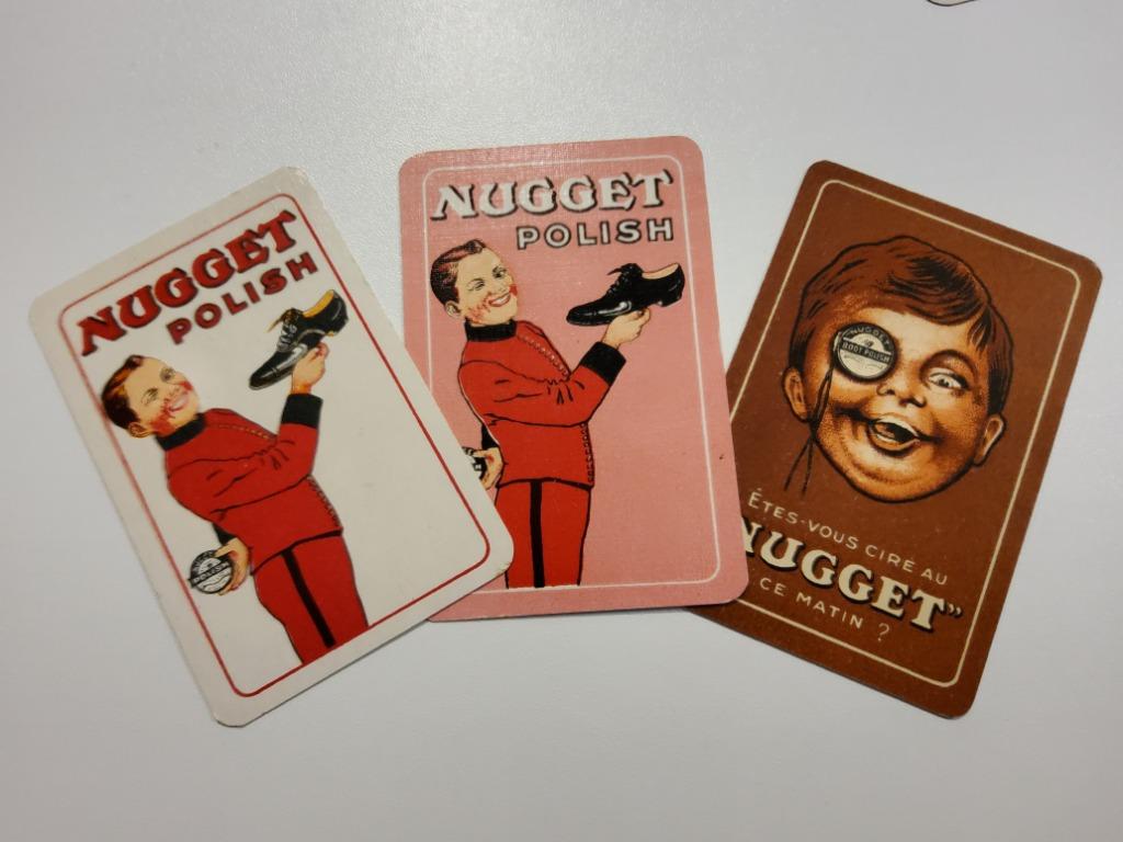 3 Losse Speelkaarten Nugget Polish, Verzenden, Zo goed als nieuw, Speelkaart(en)