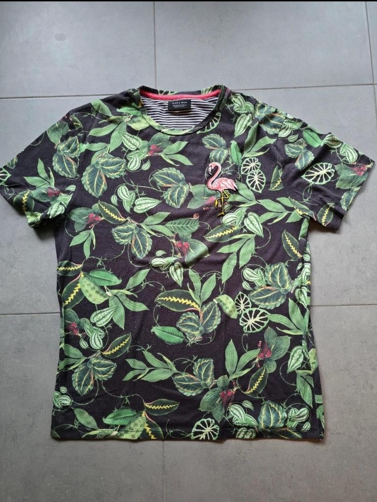 Zara tropical shirt maat M, Ophalen of Verzenden, Zo goed als nieuw, Maat 48/50 (M)