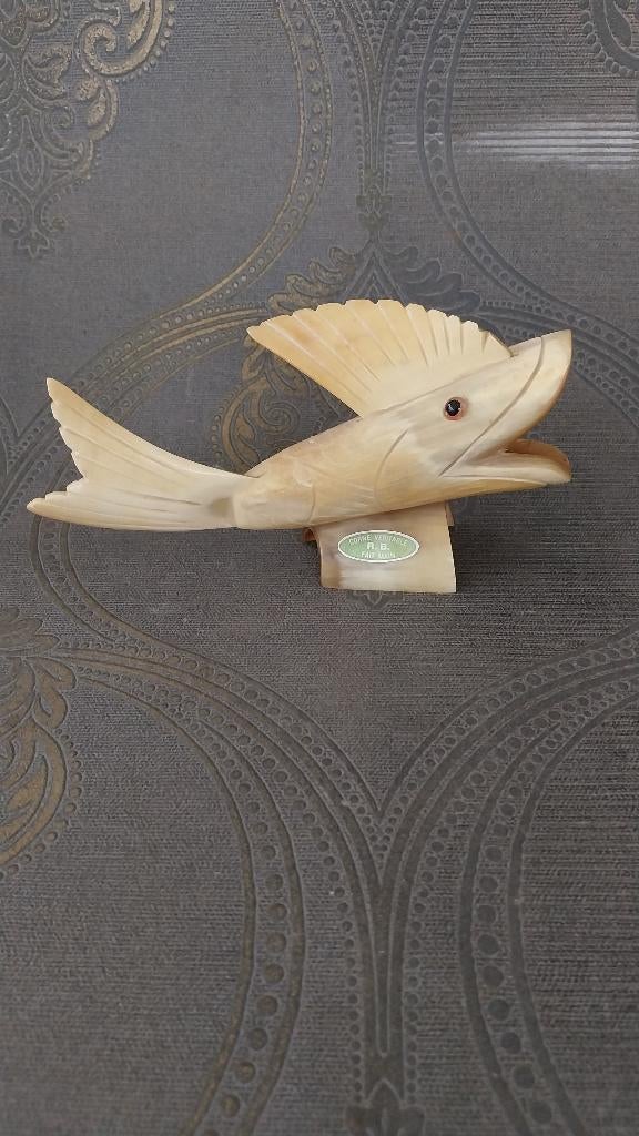Corne veritable fait main, Antiek en Kunst, Curiosa en Brocante, Ophalen of Verzenden