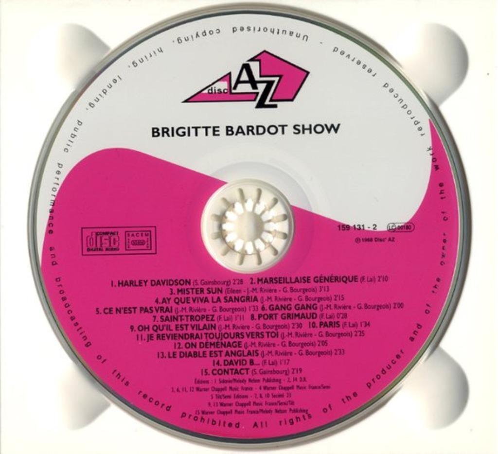 Brigitte Bardot Show - Compilatie-cd 💿, Ophalen of Verzenden, Zo goed als nieuw, Boxset