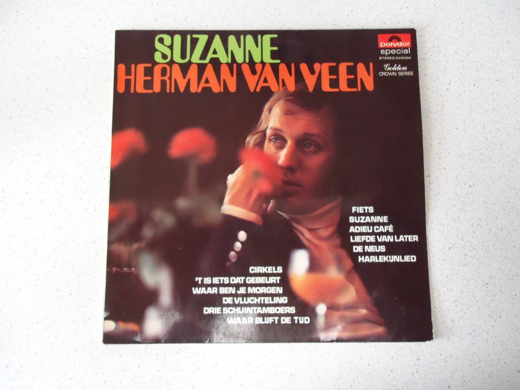 LP "Herman Van Veen" Suzanne anno 1973., Ophalen of Verzenden, Gebruikt, 12 inch, Streekmuziek