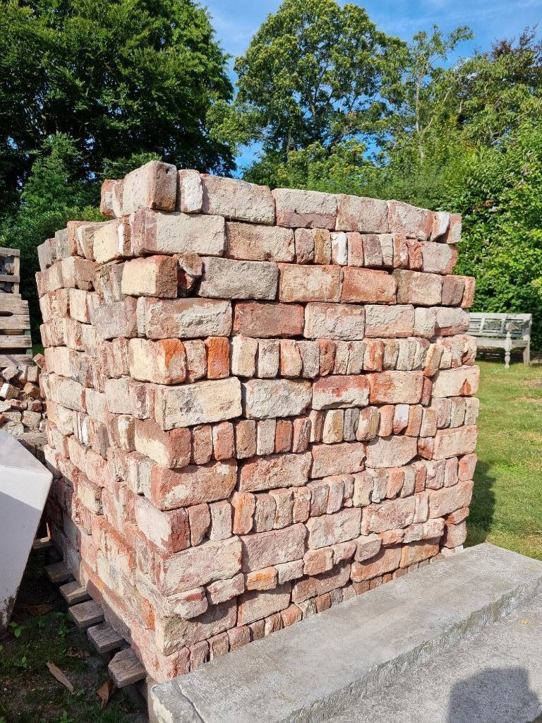 Prachtig lot oude klampsteen, Doe-het-zelf en Bouw, Ophalen, Gebruikt, Bakstenen