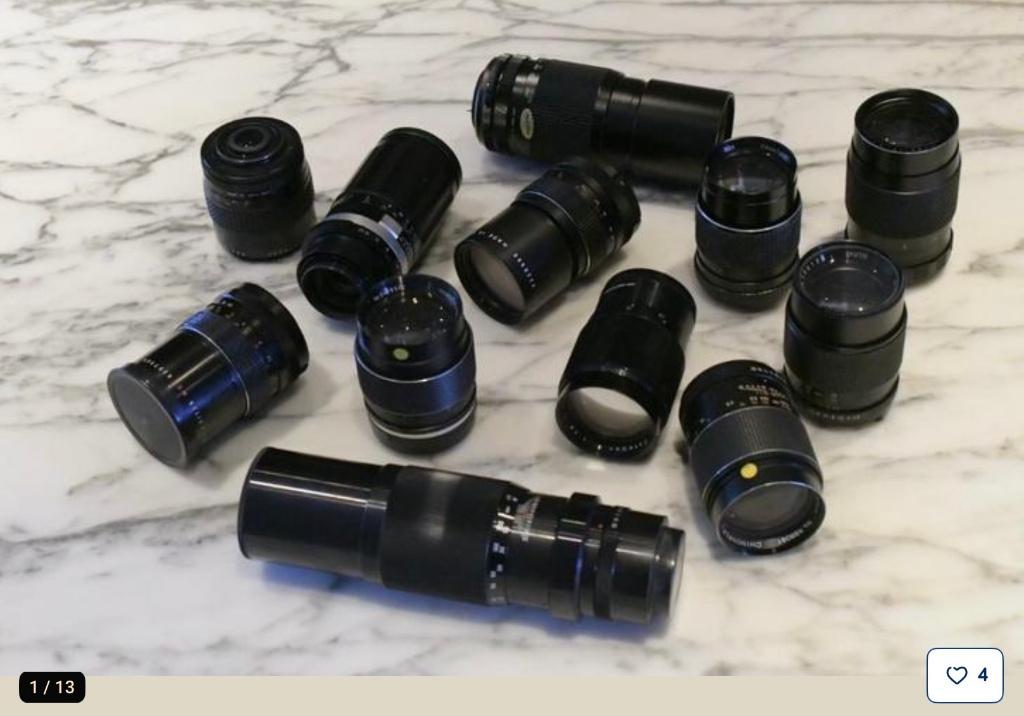Lentille avec filetage m42 (12 pièces), Collections, Appareils photo & Matériel cinématographique, Lentille ou Lentilles, 1980 à nos jours