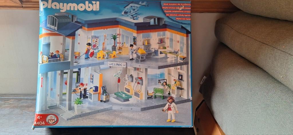Playmobil ziekenhuis + ziekenwagen, Kinderen en Baby's, Ophalen