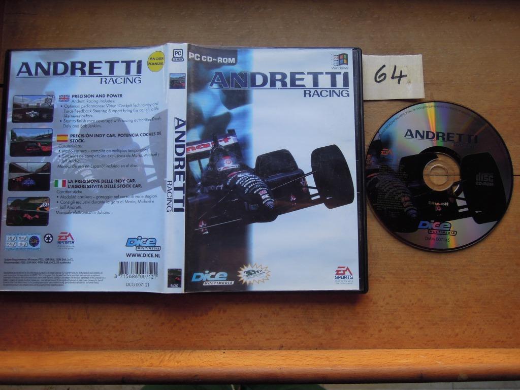 CD-ROM PC Jeux vidéo Andretti Racing, Consoles de jeu & Jeux vidéo, Enlèvement ou Envoi, Utilisé