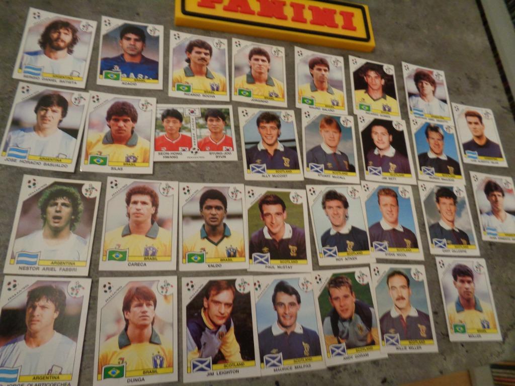 PANINI voetbal stickers WK 90 ITALIA 1990 world cup  30X, Ophalen of Verzenden