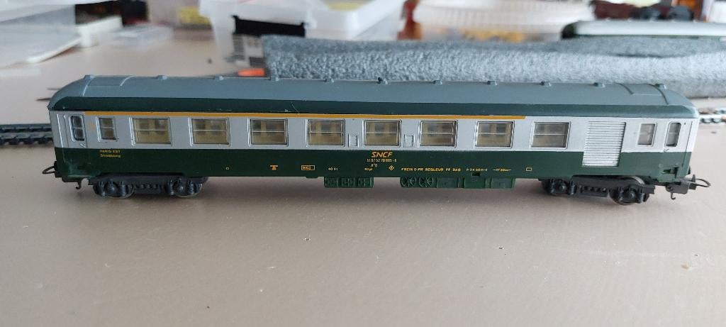 Lima HO SNCF 1e klas passagierswagon, Gebruikt, Gelijkstroom, Wagon, Ophalen of Verzenden