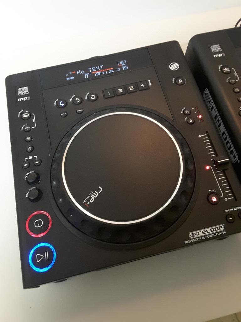 2 x Reloop RMP-1 draaitafel Scatch Mk2  》top CD speler《, Musique & Instruments, DJ sets & Platines, Enlèvement, Comme neuf, Platine