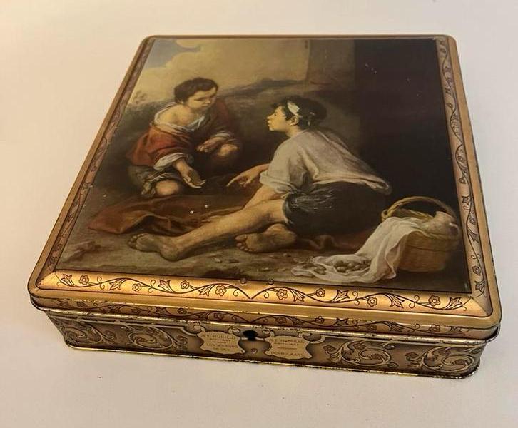 Vintage blikken doos, Verzamelen, Ophalen of Verzenden, Gebruikt, Overige, Overige merken