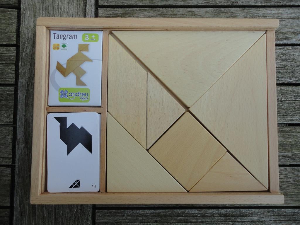 Tangram (Andreu Toys), Ophalen of Verzenden, Zo goed als nieuw, Puzzelen