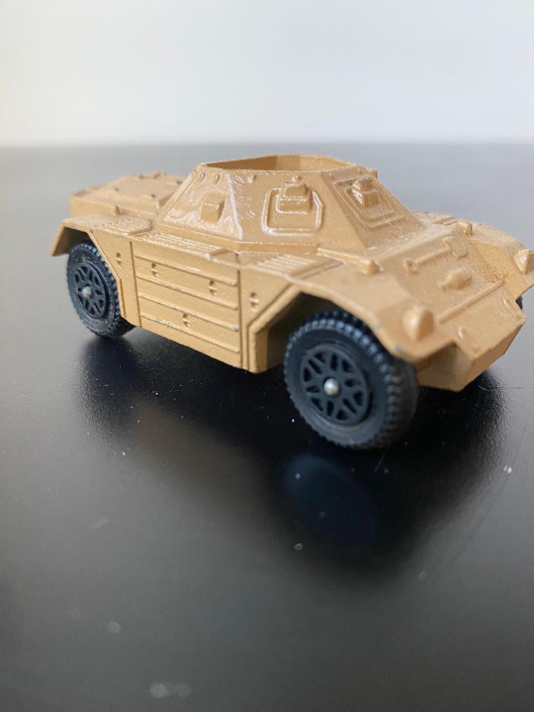 Vintage DINKY TOYS No 680 FERRET SCOUT CAR, Enlèvement ou Envoi, Utilisé, Autres types, Dinky Toys