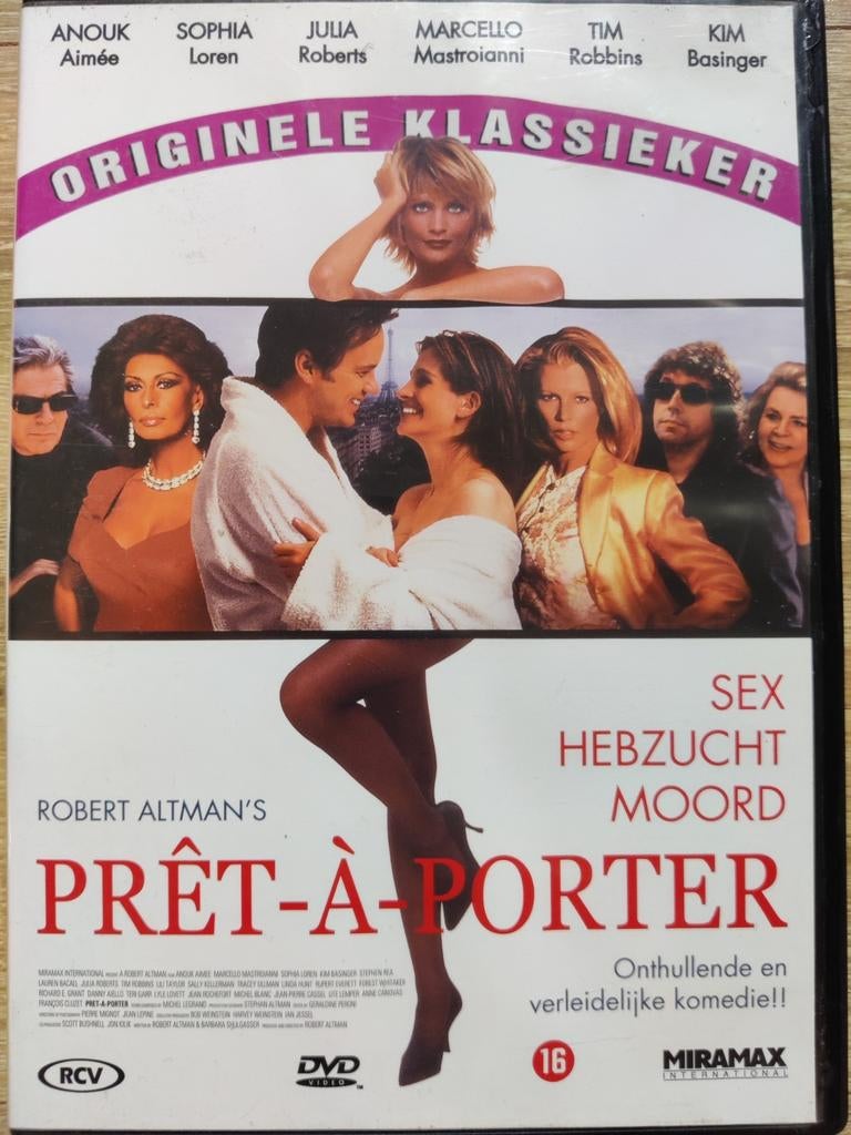 Pret-A-Porter (1994) (Julia Roberts) DVD, Enlèvement ou Envoi, Comme neuf