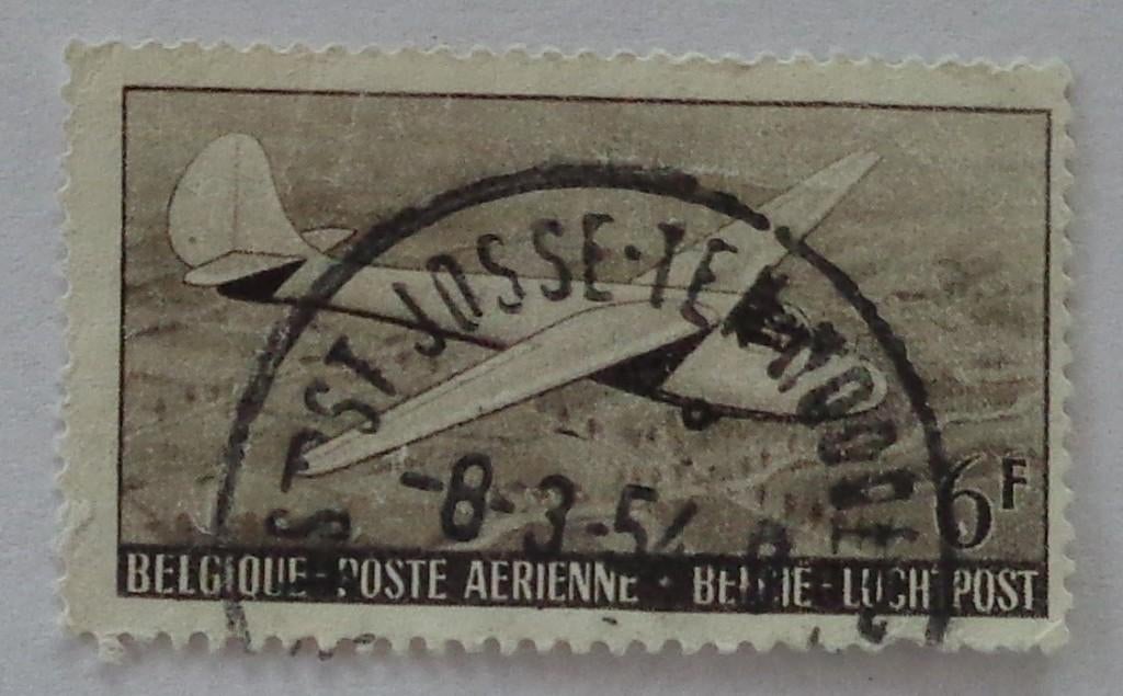 Timbres de Belgique, Enlèvement ou Envoi, Affranchi, Oblitéré