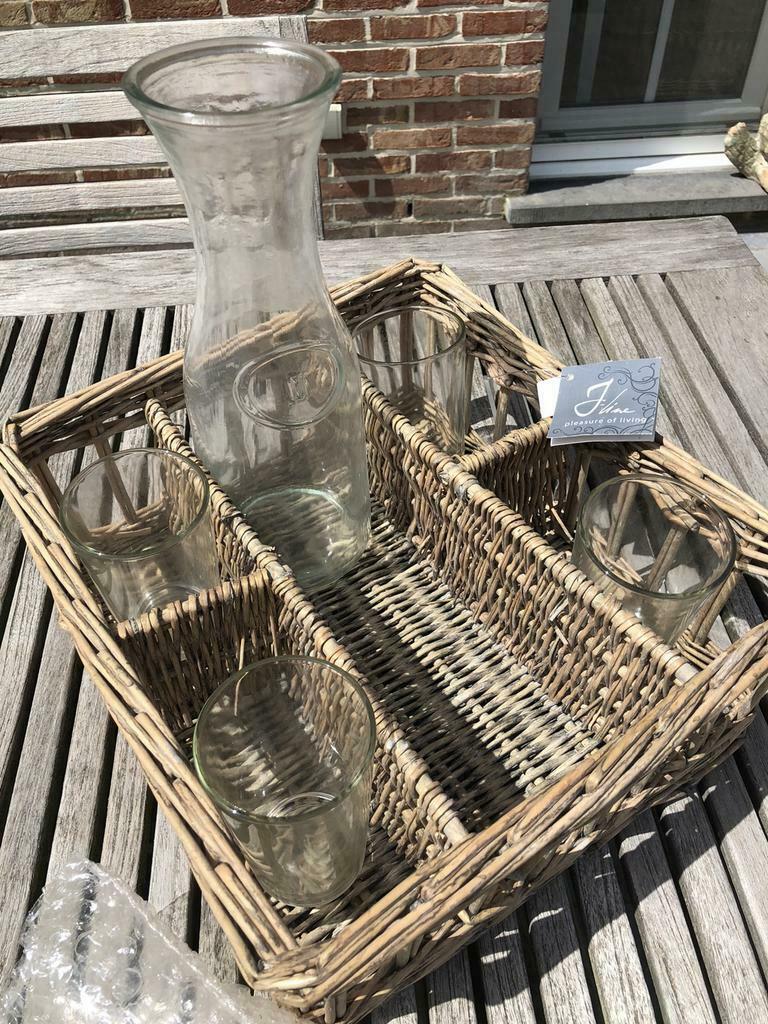 Panier osier J Line NEUF, Osier, Panier
