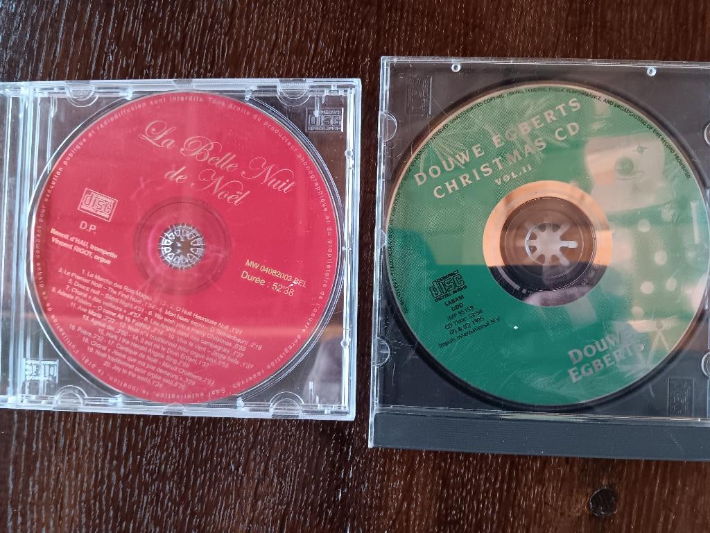 2 kerst cd's, Enlèvement, Utilisé, Noël