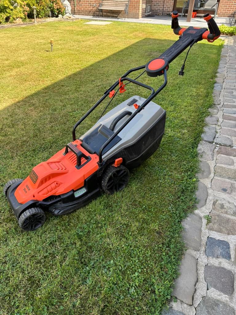 Elektrische grasmaaier Black & Decker, Enlèvement, Comme neuf, Tondeuses à gazon électriques
