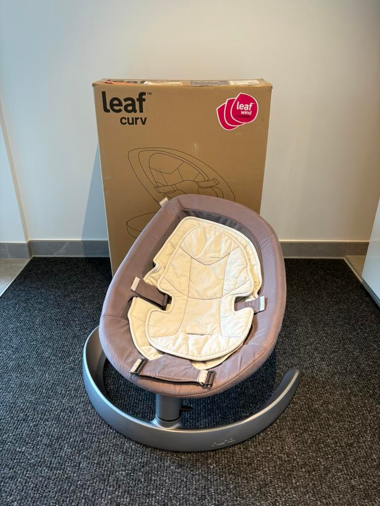 Design Nuna Leaf - perfecte staat!, Ophalen, Zo goed als nieuw, Wipstoel