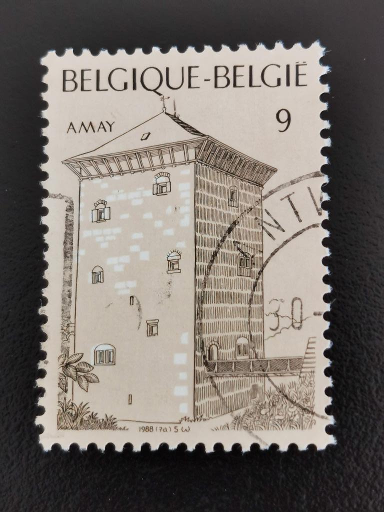 Belgique 1988 - Amay - Tour romane, Enlèvement ou Envoi, Affranchi
