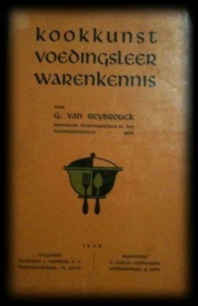 Kookkunst , G.Van Reybrouck, Ophalen of Verzenden