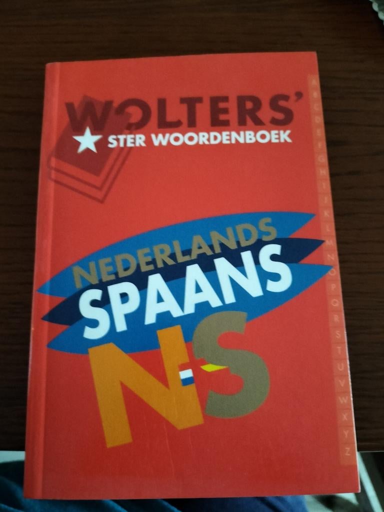 Dictionnaire des étoiles de Wolters néerlandais-espagnol, Envoi, J.B. Vuyk-Bosdriesz, Néerlandais