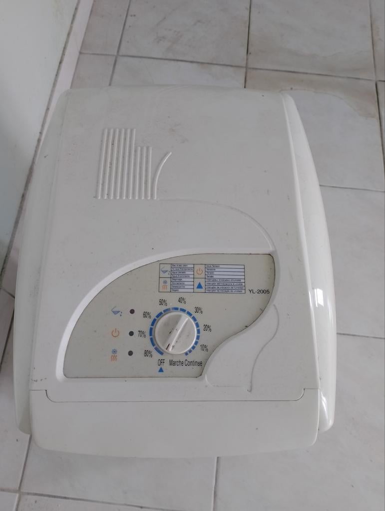 Déshumidificateur, Enlèvement