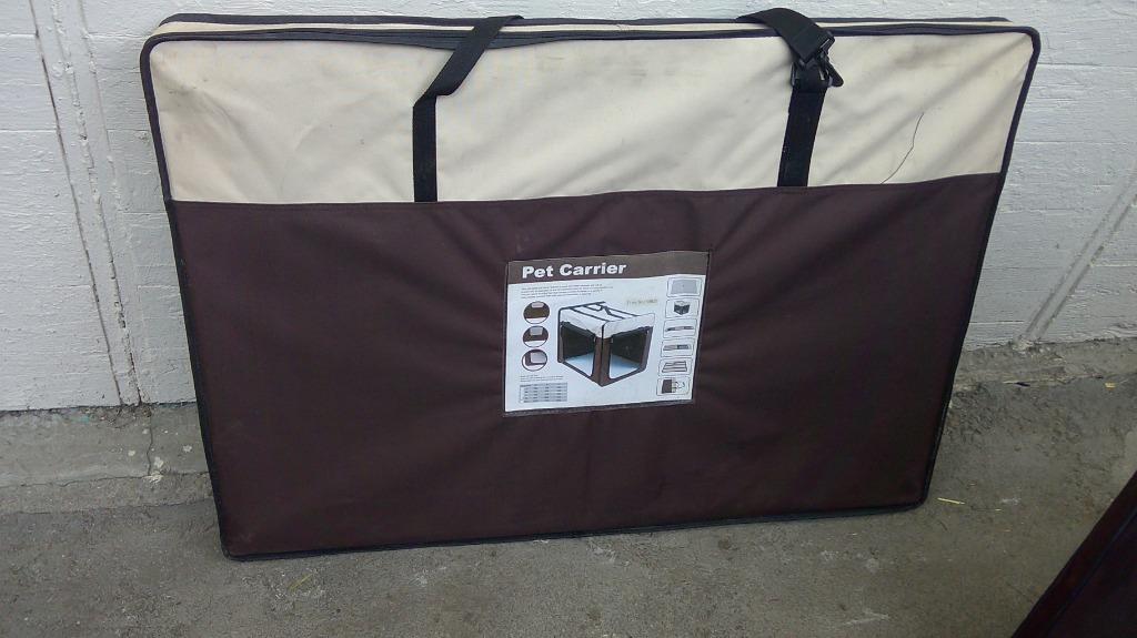 cage pliable pet carrier 100x70x70cm avec couverture jamais, Animaux & Accessoires, Accessoires pour chiens, Enlèvement, Comme neuf