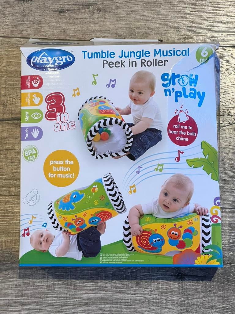 Playgro Tumble Jungle Peek in Roller, Ophalen of Verzenden, Zo goed als nieuw