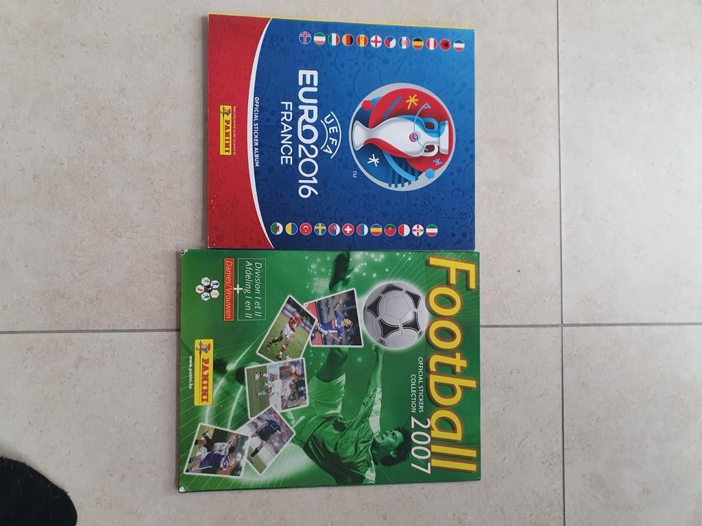 Panini Euro 2016 et Football 2007, Livres, Enlèvement ou Envoi