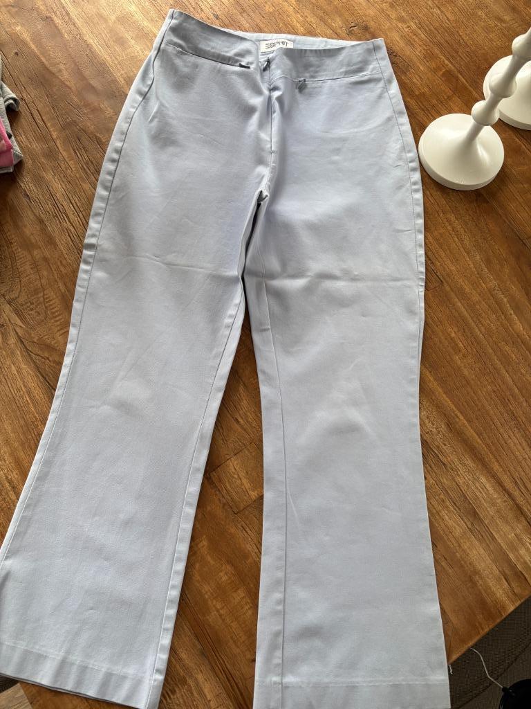 broek esprit maat 38, Kleding | Dames, Broeken en Pantalons, Maat 38/40 (M), Blauw, Ophalen of Verzenden, Zo goed als nieuw