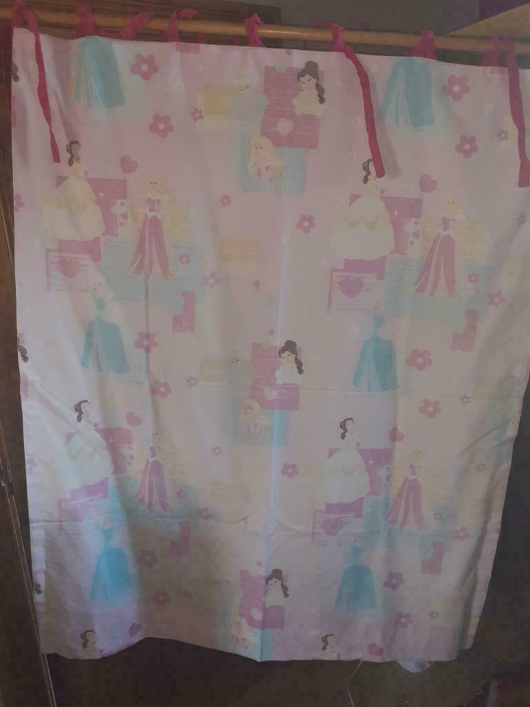 tentures chambre enfant - PRINCESSES, Maison & Meubles, Enlèvement ou Envoi, Utilisé, 100 à 150 cm, 150 à 200 cm