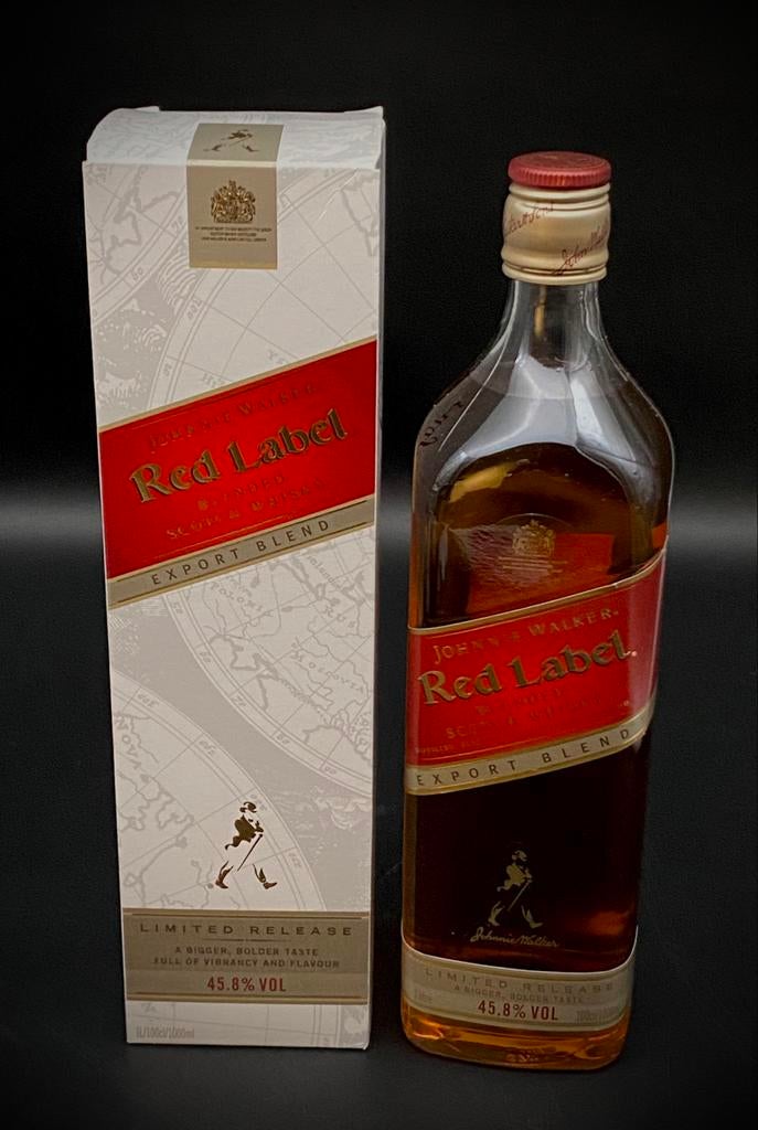 Johnnie Walker Red Label Export Blend 1 Ltr, Collections, Neuf, Autres régions, Enlèvement ou Envoi, Pleine