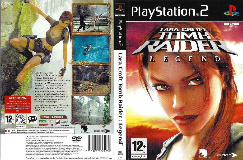 Le jeu Tomb Raider : Legend sur PS2, Enlèvement ou Envoi, 1 joueur, À partir de 12 ans, Aventure et Action