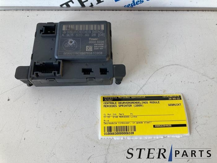 Module verrouillage central des portes d'un Mercedes Sprinte, Enlèvement ou Envoi, 3 mois de garantie, Utilisé, Mercedes-Benz