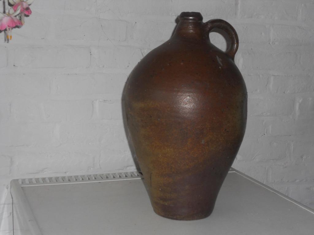 oude bruin kan 40 cm hoog, Ophalen