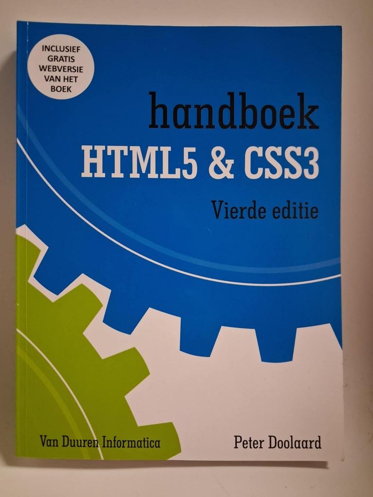 Handboek HTML5 & CSS3, Boeken, Ophalen of Verzenden, Zo goed als nieuw