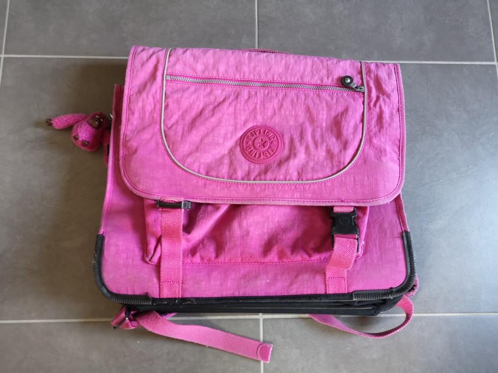Cartable kipling Preppy True Pink très bon état, Handtassen en Accessoires, Tassen | Schooltassen, Ophalen of Verzenden, Zo goed als nieuw