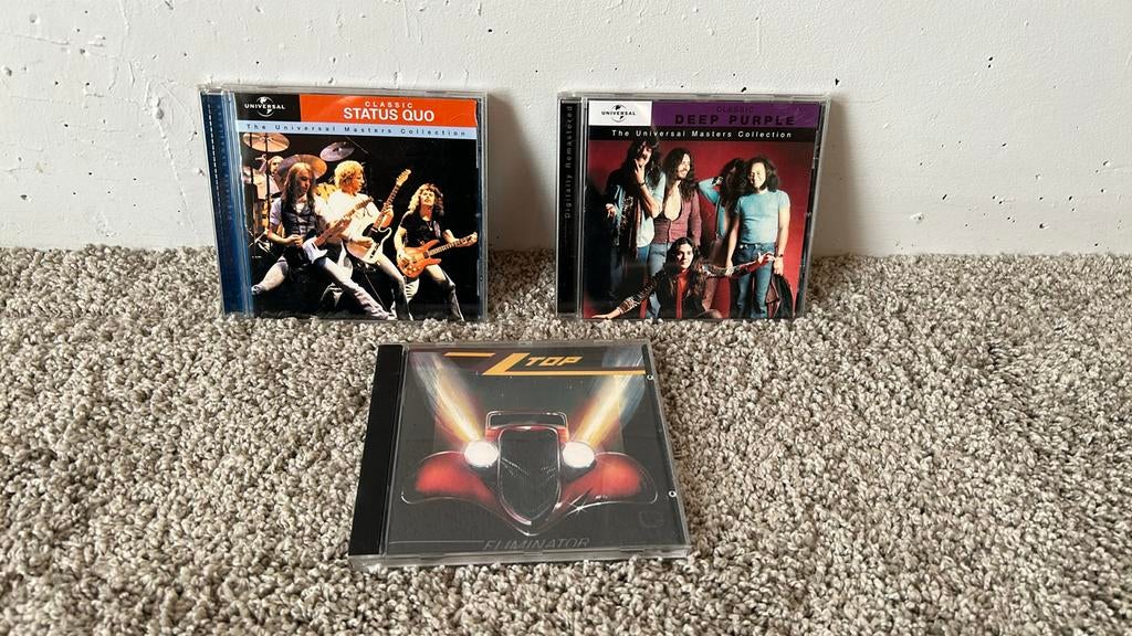 Zz top deep purple status quo, Cd's en Dvd's, Ophalen of Verzenden, Zo goed als nieuw