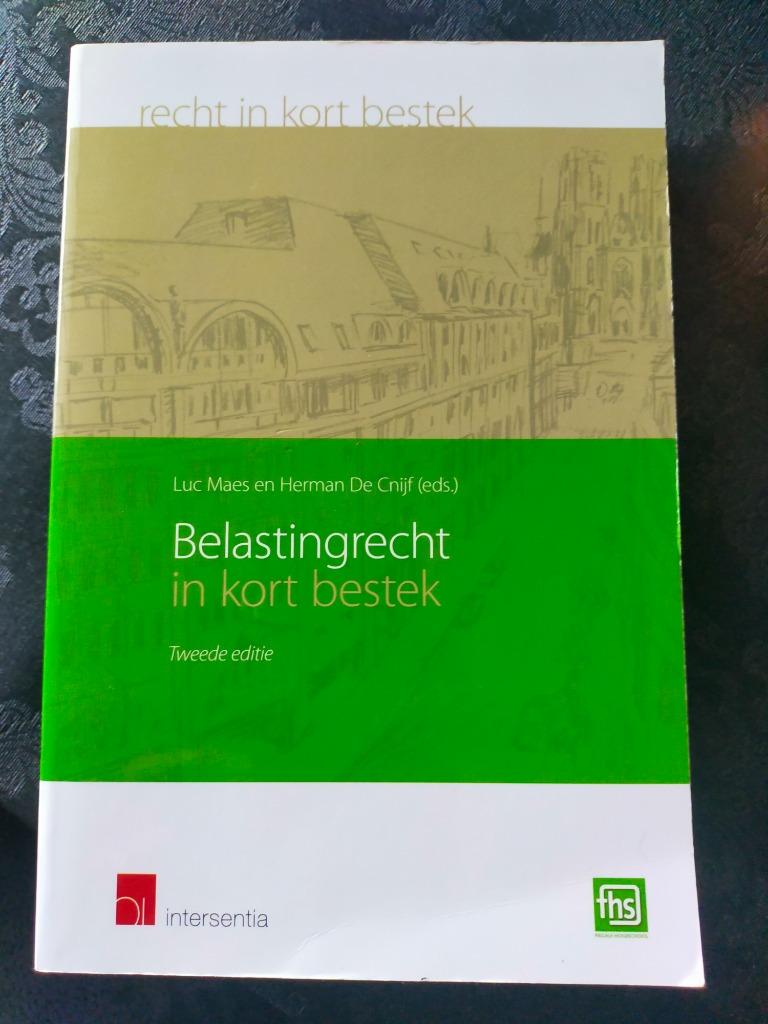 Belastingsrecht in kort bestek, Boeken, Ophalen of Verzenden, Zo goed als nieuw, Hogeschool, Intersentia