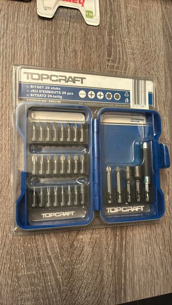 Topcraft Bitset 29 delig, Ophalen of Verzenden, Nieuw