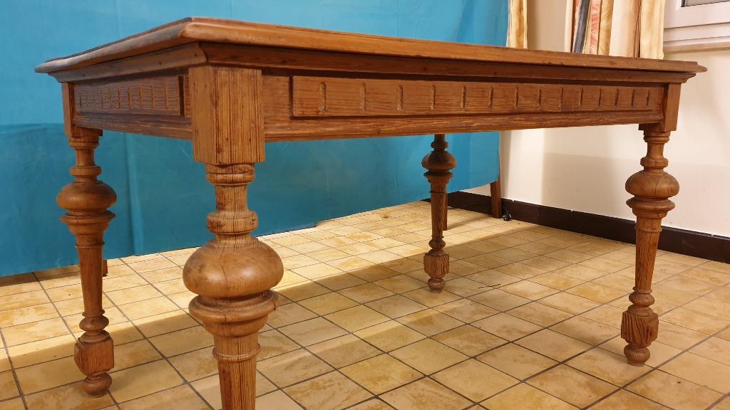 Table bois massif en Pitchpin, Enlèvement