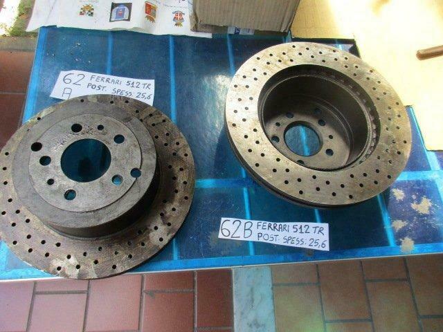 Disques de frein arrière pour Ferrari 512 Tr et 512M, Enlèvement ou Envoi, Utilisé, Ferrari