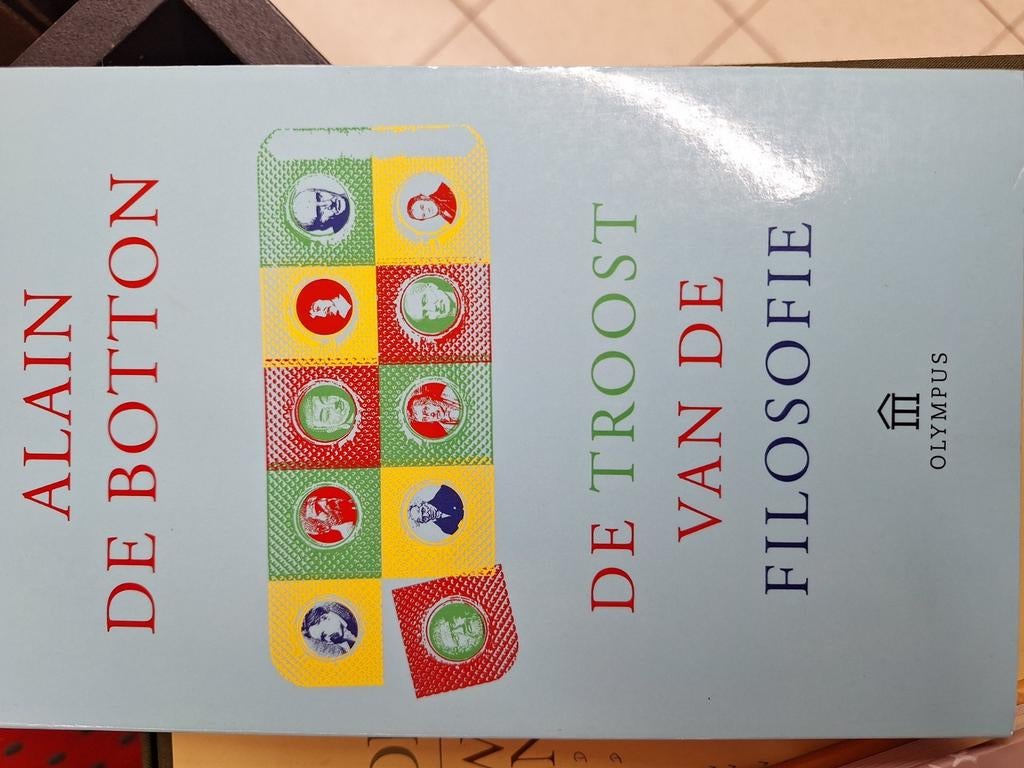 Alain de Botton - De troost van de filosofie, Enlèvement ou Envoi, Comme neuf, Alain de Botton