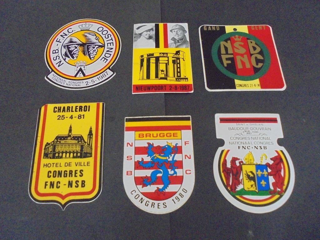 stickers Congres NSB FNC, Verzamelen, Verzenden, Nieuw, Bedrijf of Vereniging